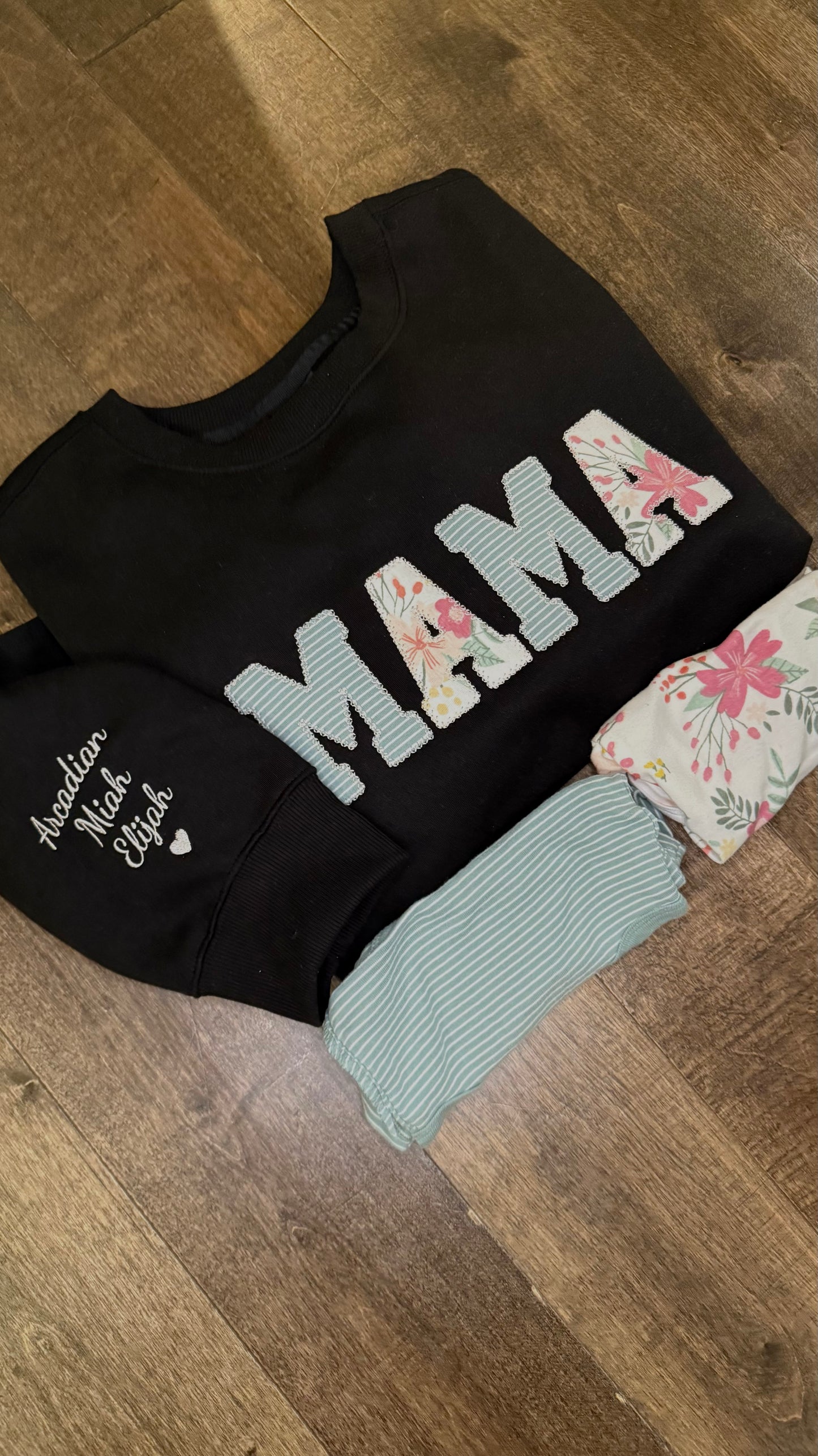 Diamond Stitch Keepsake Crew