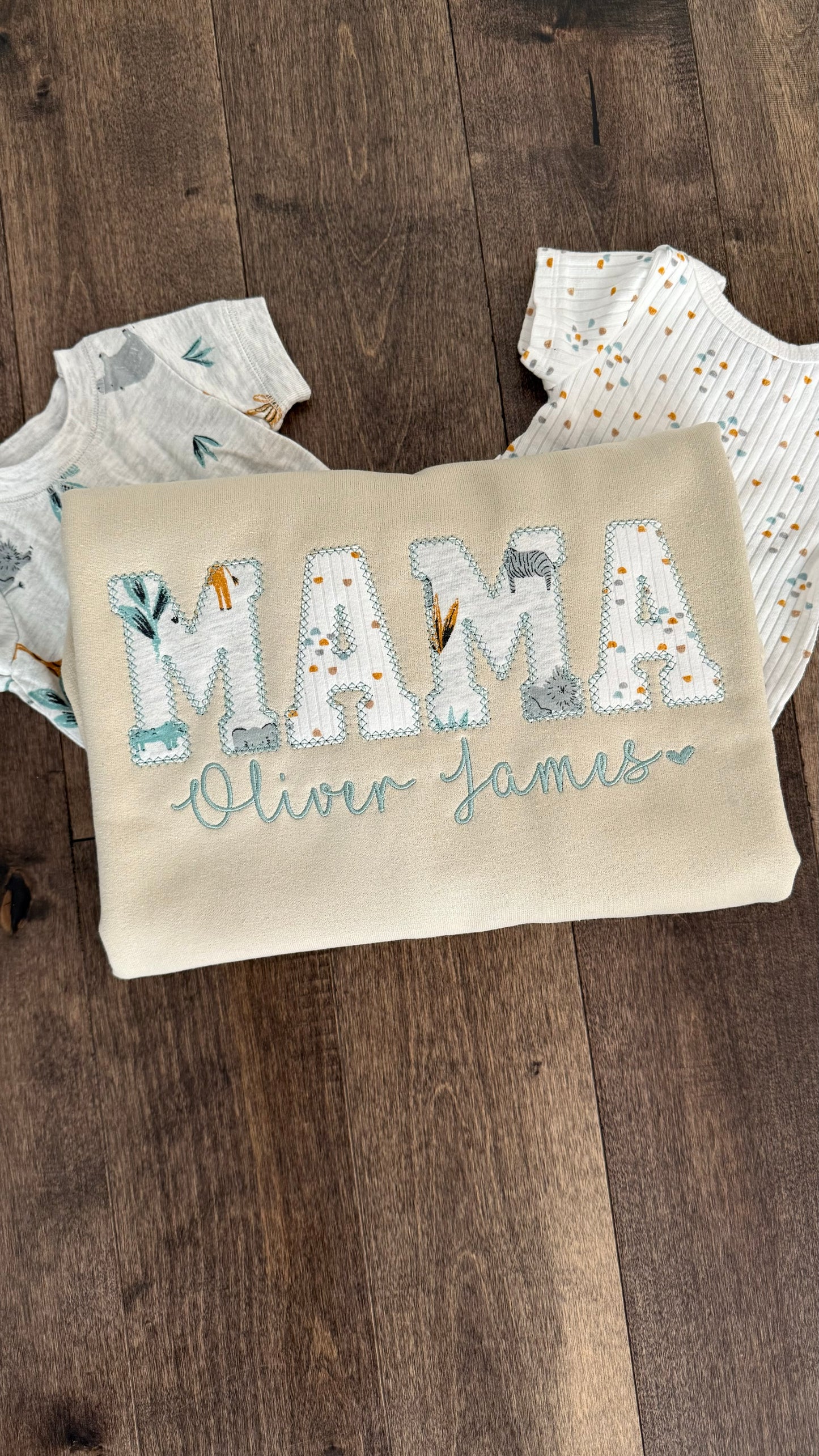 Diamond Stitch Keepsake Crew