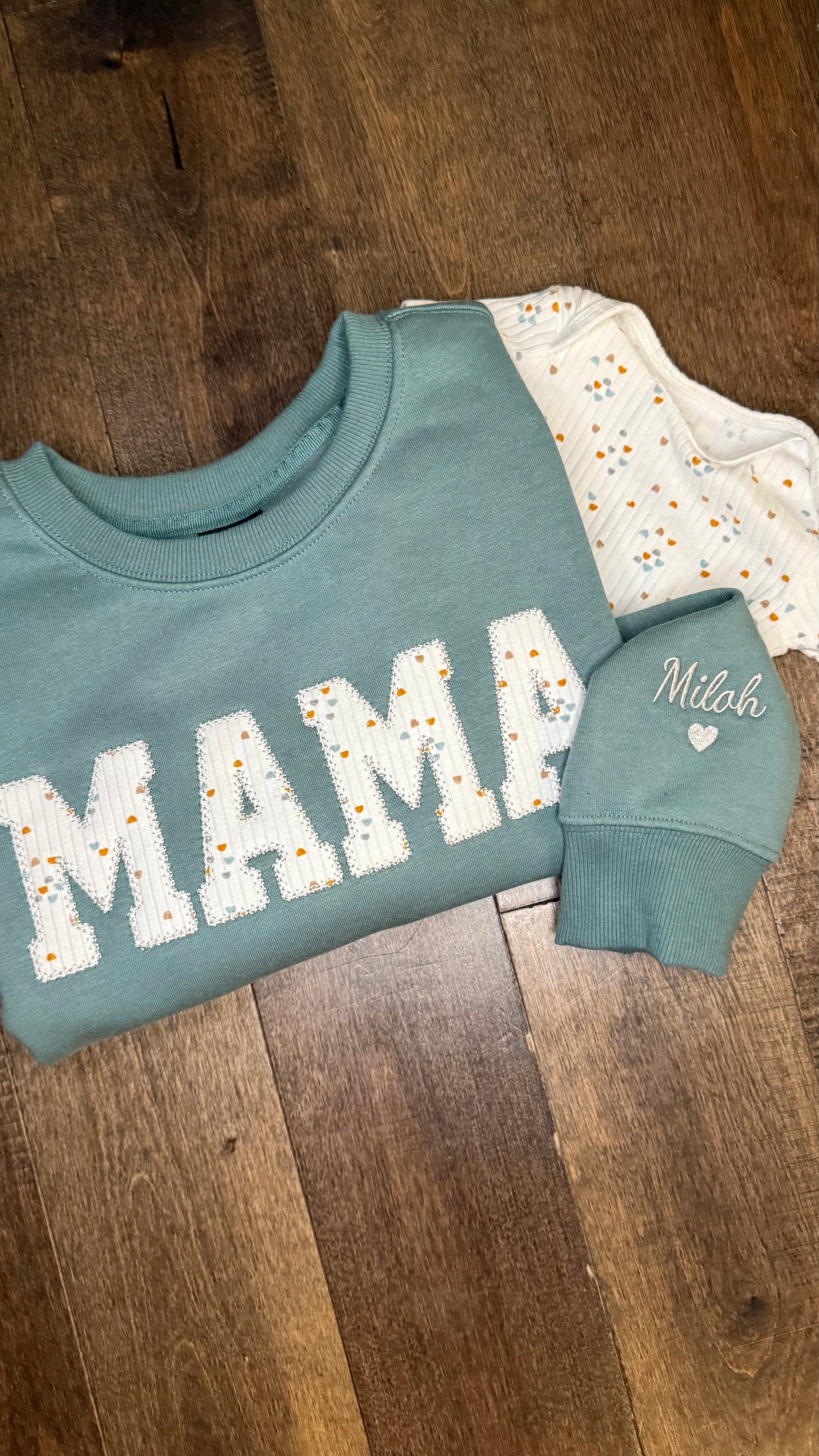 Diamond Stitch Keepsake Crew