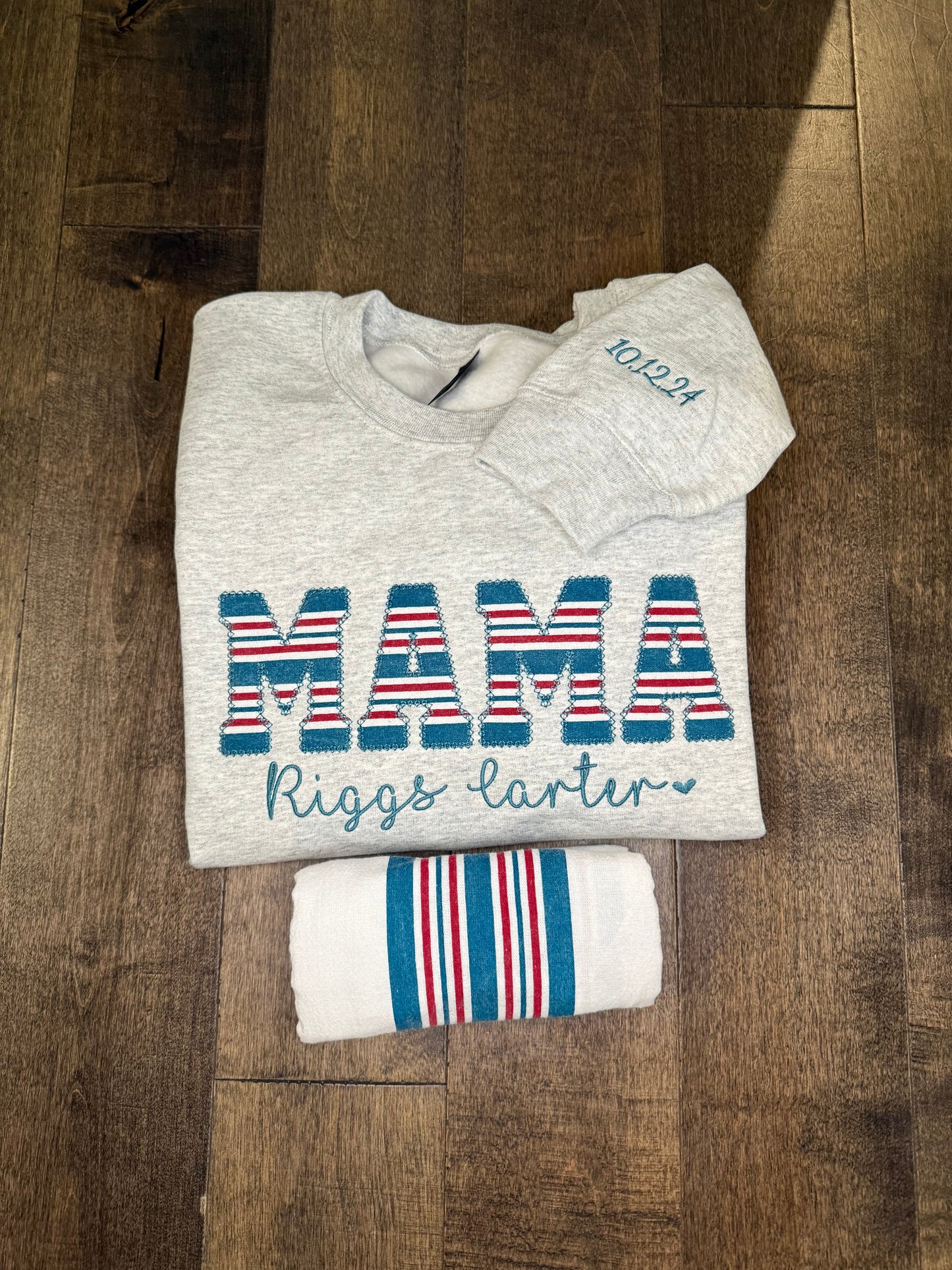 Diamond Stitch Keepsake Crew
