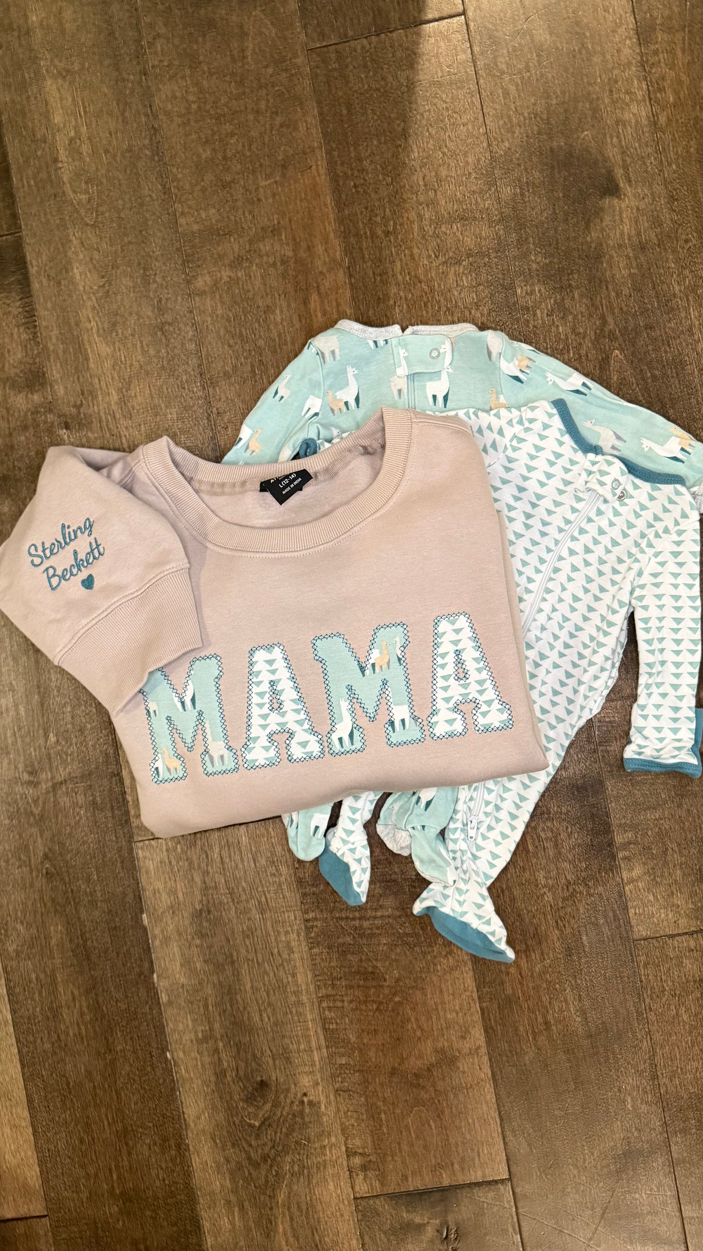 Diamond Stitch Keepsake Crew