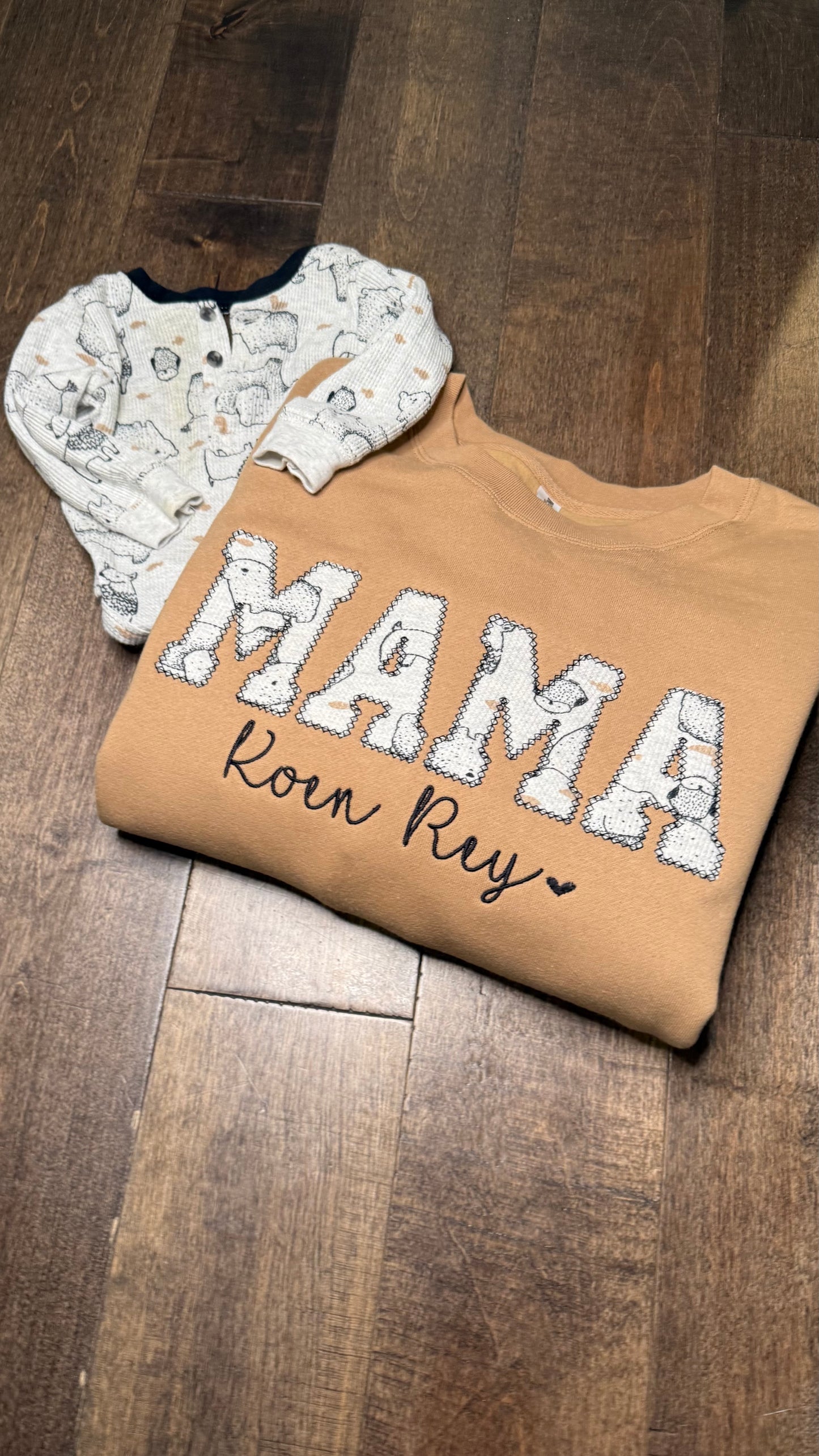 Diamond Stitch Keepsake Crew