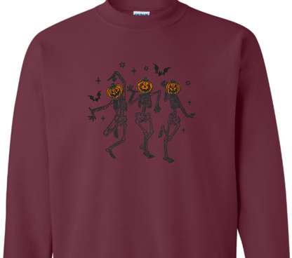 Skelly Embroidered Crew