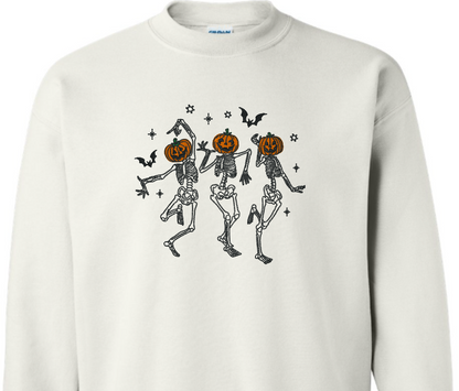 Skelly Embroidered Crew