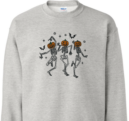 Skelly Embroidered Crew