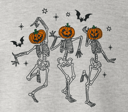 Skelly Embroidered Crew