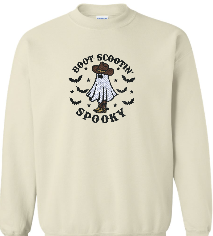 Boot Scootin' Embroidered Crew